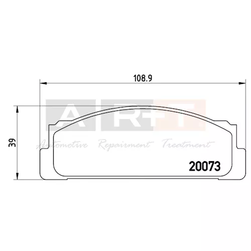 https://www.ankarayedek.com.tr, Balata Fıat M 124 M 131 Ön Balata Fıat M 124 M 131 Ön