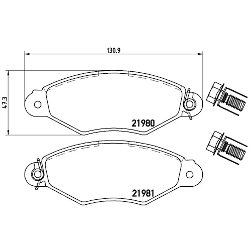 https://www.ankarayedek.com.tr, Balata Renault Kangoo 1.4 1.9 (98 ) Citroen Xsara 1.4 1.5D (97 05)  Ön Balata Renault Kangoo 1.4 1.9 (98 ) Xsara Ön