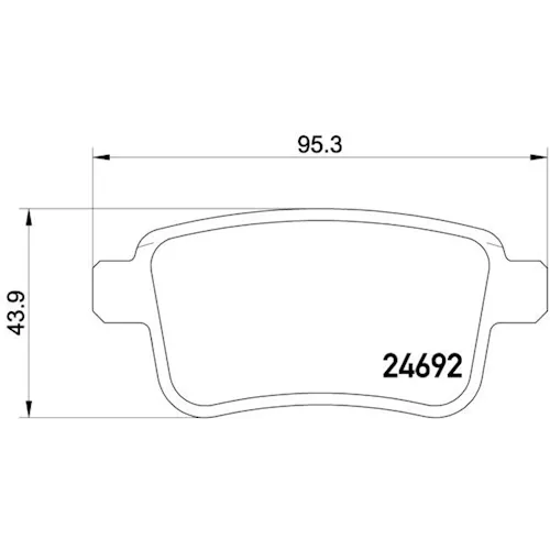 https://www.ankarayedek.com.tr, Balata Renault Kangoo 1.5Dci 1.6 16V (08 )  Arka Balata Renault Kangoo 1.5Dci 1.6 16V (08 )  Arka
