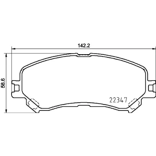 https://www.ankarayedek.com.tr, Balata Renault Talisman Espace V Megane Iv (15 ) Scenic Iv (16 17) Akebono Ön Balata Renault Talisman Espace Megane Iv (15 ) Ön