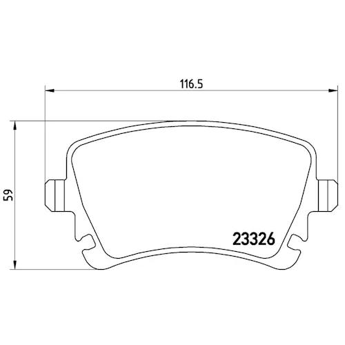 https://www.ankarayedek.com.tr, Balata Vw Transporter T5 16 (03 ) Arka  İkaz Kablolu Balata Vw Transporter T5 16 (03 ) Arka  İkaz Kab