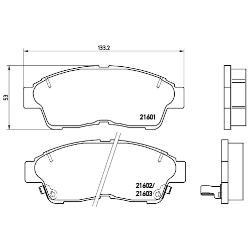 https://www.ankarayedek.com.tr, Balata Toyota Corolla Rav 4 Camry Corona Carina (95 ) Ön Balata Toyota Corolla Rav 4 Camry Corona Carina Ön
