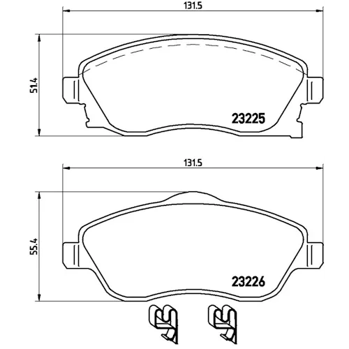 https://www.ankarayedek.com.tr, Balata Opel Corsa C (00 ) Combo 1.7 1.6 (01 ) Ön Balata Opel Corsa C (00 ) Combo 1.7 1.6 (01 ) Ön
