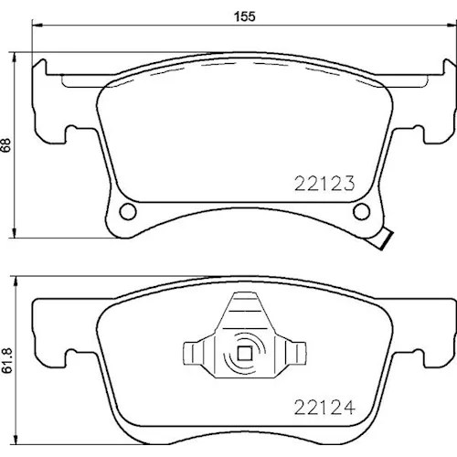 https://www.ankarayedek.com.tr, Balata Opel Adam (12 19) Corsa E (14 ) 15 Ön Balata Opel Adam (12 19) Corsa E (14 ) 15 Ön
