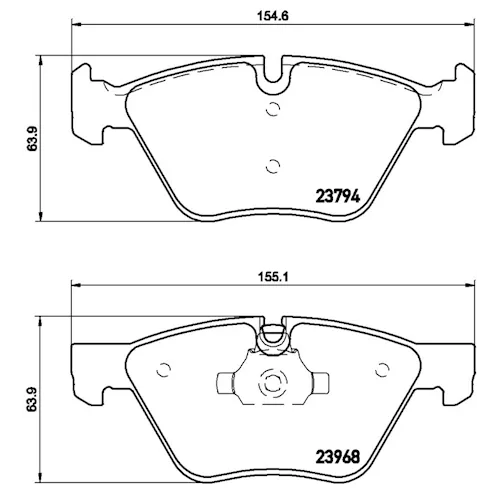 https://www.ankarayedek.com.tr, Balata Bmw E60 E61 520 (03 ) E90 320 325 330 (05 ) X1 (E84) (09 15) Z4 (E89) (09 ) Ön Balata Bmw E60 E61 520 (03 ) E90 320 325 330 Ön