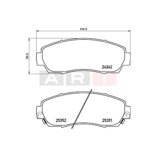 https://www.ankarayedek.com.tr, Balata Honda Cr V Iv (Rm) (15 ) Ön Balata Honda Cr V Iv (Rm) (15 ) Ön