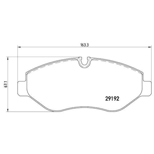 https://www.ankarayedek.com.tr, Balata Vw Crafter (06 ) Mercedes Sprinter (06 ) Ön – İkaz Kablolu Balata Vw Crafter (06 ) Mercedes Sprinter (06 ) Ön