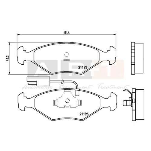 https://www.ankarayedek.com.tr, Balata Fiat Palio; Siena 1.4 (Kablosuz) Ön Balata Fiat Palio; Siena 1.4 (Kablosuz) Ön