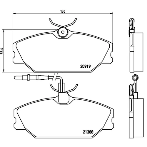 https://www.ankarayedek.com.tr, Balata Renault Laguna; Safrane; Megane Scenic 2.0 Ön Balata Renault Laguna; Safrane;Scenic 2.0 Ön