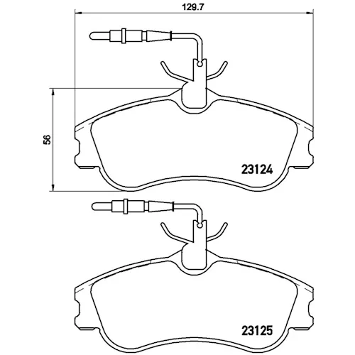 https://www.ankarayedek.com.tr, Balata Citroen Berlingo 07/1996 ; Xsara 1.8İ,1.9D Ön Balata Citroen Berlingo 07/1996 Xsara 1.8İ,1.9D Ön