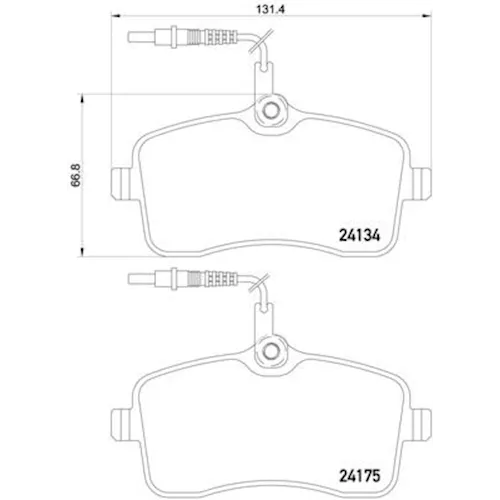 https://www.ankarayedek.com.tr, Balata Peugeot 407 1.6Hdi 110 Fap,1.8, 1.8 16V, 2.0, 2.0 16V, 2.0 Bioflex, 2.0 Hdı, 2.0 Hdi Ön İkaz Kablolu Balata Peugeot 407 1.6Hdi 110 Fap,1.8, 1.8 16V, Ön