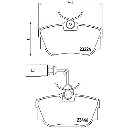 https://www.ankarayedek.com.tr, Balata Vw T4;Multivan; Caravelle Arka Balata Vw T4;Multivan; Caravelle Arka
