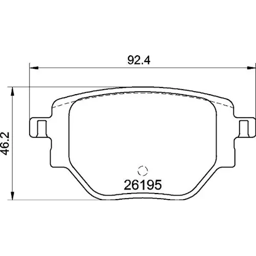 https://www.ankarayedek.com.tr, Balata Opel Corsa F 68 1.2, 1.5; Peugeot 208, 2008 Elektronik El Freni Olan Araçlar İçin Arka Balata Opel Corsa F 68 1.2, 1.5; Peugeot 208,Arka