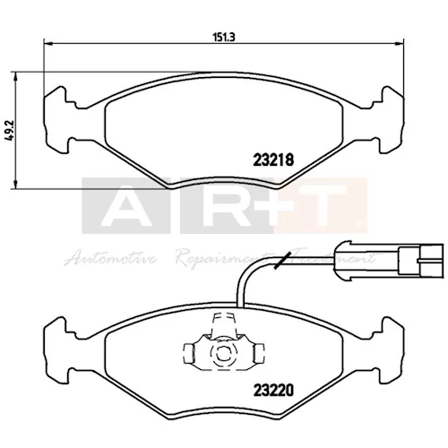 https://www.ankarayedek.com.tr, Balata Fiat Palio; Siena 1.4İ (Kablosuz) Ön Balata Fiat Palio; Siena 1.4İ (Kablosuz) Ön