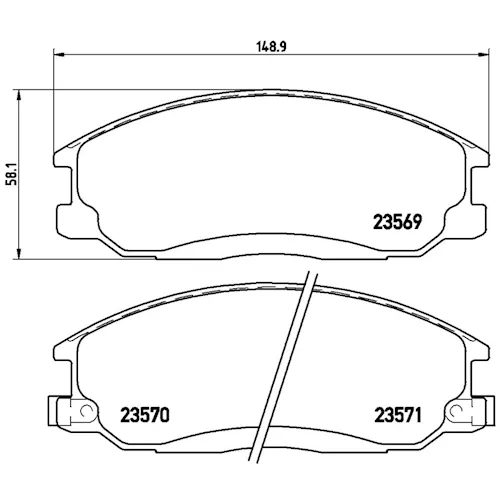 https://www.ankarayedek.com.tr, Balata Hyundai Santa Fe, H 1, Starex 2002 07 Ön Balata Hyundai Santa Fe, H 1, Starex 2002 07 Ön
