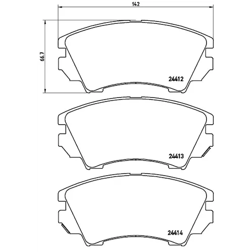 https://www.ankarayedek.com.tr, Balata Opel Astra J P10, Insignia A Ön 17 Balata Opel Astra J P10, Insignia A Ön 17