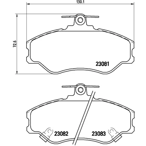 https://www.ankarayedek.com.tr, Balata Hyundai H100 1993 Ön Balata Hyundai H100 1993 Ön