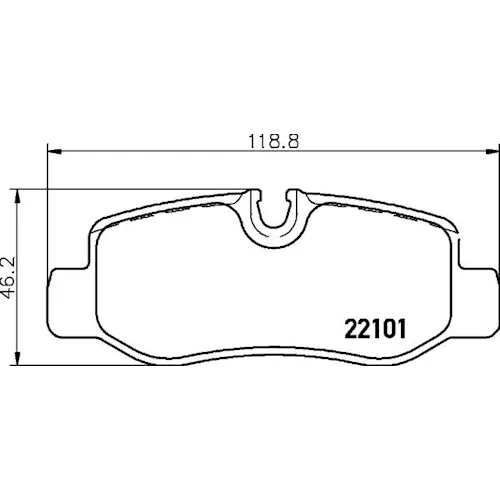 https://www.ankarayedek.com.tr, Balata Mercedes Vito W447 Arka Balata Mercedes Vito W447 Arka